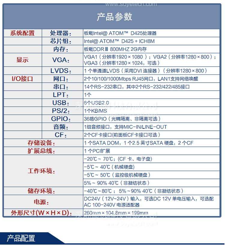 研祥低功耗無風(fēng)扇整機ERC-1004A