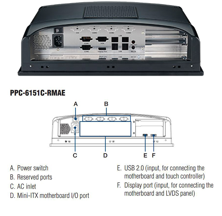 全新研華無風(fēng)扇嵌入式工控機 多功能平板電腦 PPC-6151C