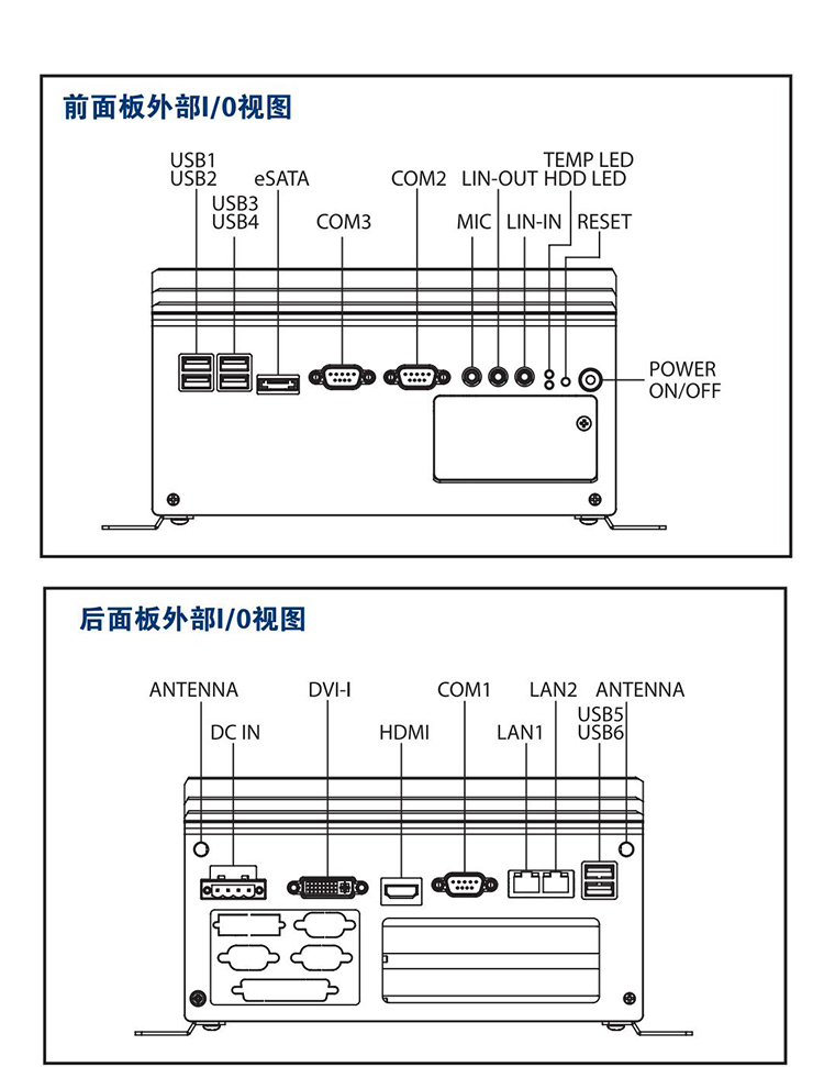 全新研華 無風(fēng)扇嵌入式工控機 高性能ARK-3000系列 ARK-3440 A2