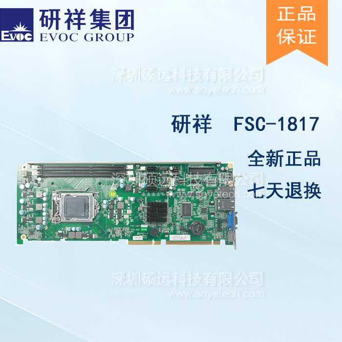 研祥PICMG 1.3標(biāo)準全長卡FSC-1817