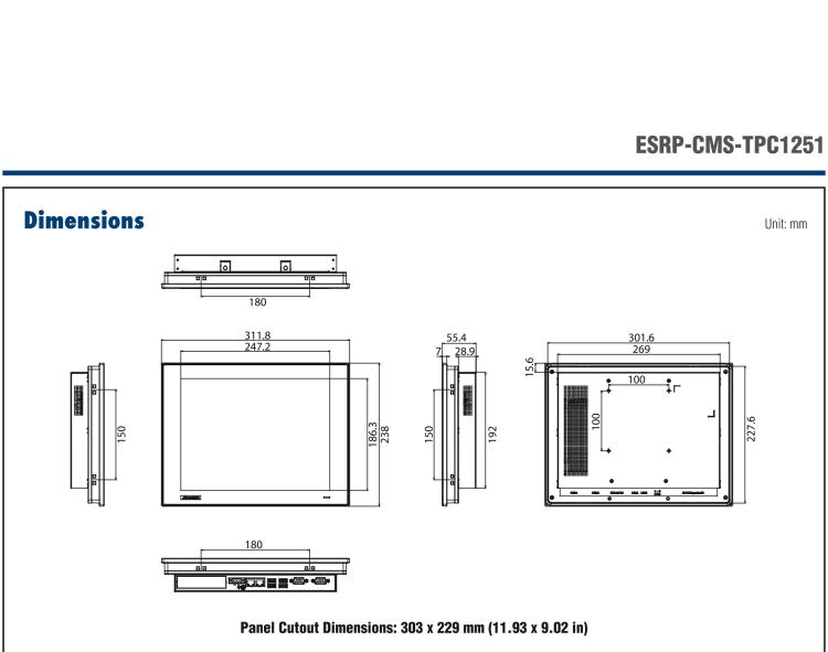 研華ESRP-CMS-TPC1251 Realize the true value of thin client and centralized management technologies with Advantech’s ThinManager compatible industrial thin clients.