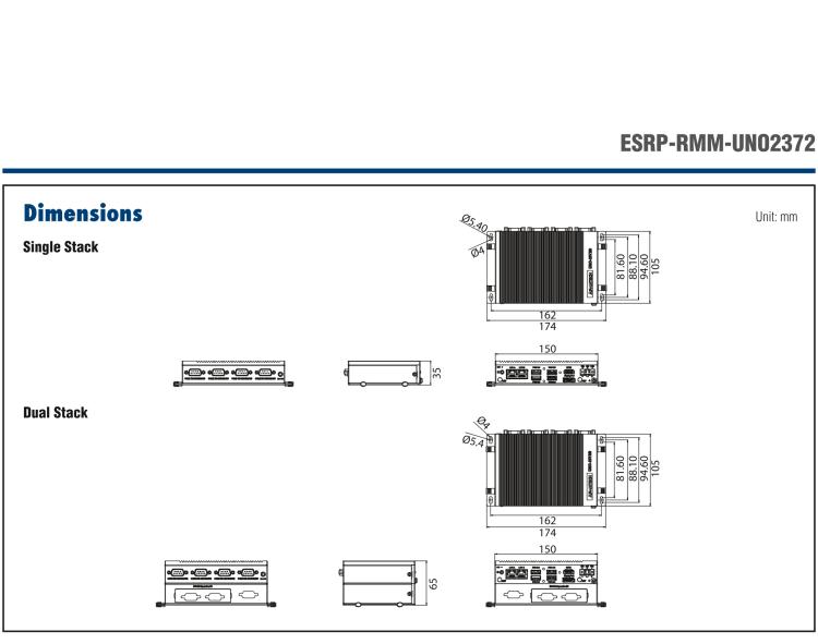 研華ESRP-RMM-UNO2372 ESRP-RMM series help you to power up your IoT solution with asset management edge gateways by WISE-DeviceOn. Enable a reliable device operation.