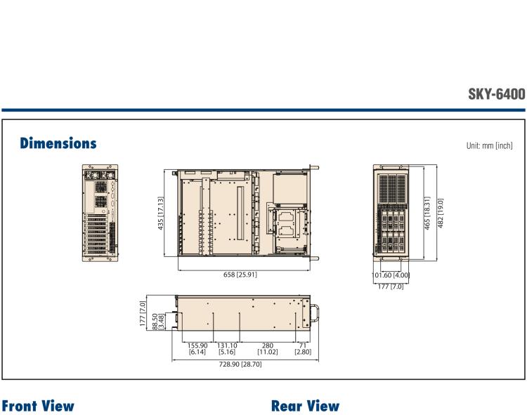 研華SKY-6400 4U 機架式 Intel Xeon? Scalable GPU 服務(wù)器, 支持4個PCIex16雙層卡片,1 個 PCIex8 單層 FH/HL 卡片, 和 1 個PCIex4 卡片