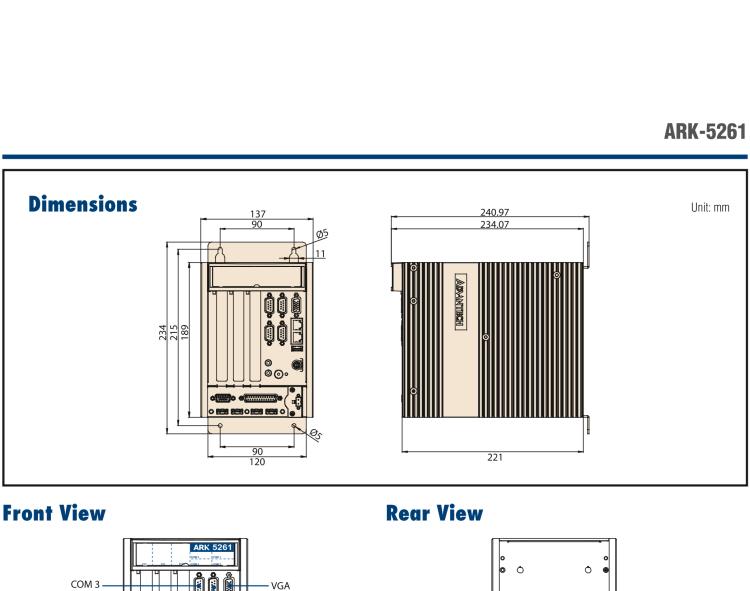 研華ARK-5261 ARK-5261 & ARK-5261I 無風(fēng)扇緊湊型嵌入式工控機(jī)