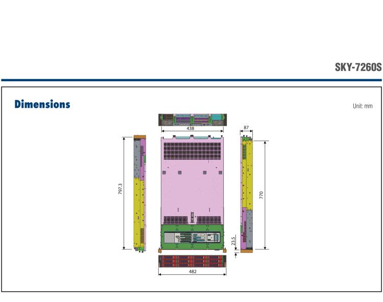 研華SKY-7260S3P 2U 高性能機架式服務(wù)器 搭載AMD EPYC? 7003 處理器