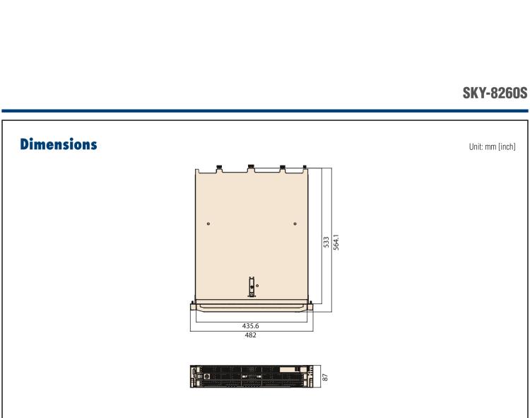 研華SKY-8260S 緊湊型2U 高性能電信級(jí)服務(wù)器, 基于AMD EPYC? 7003/7002 系列處理器