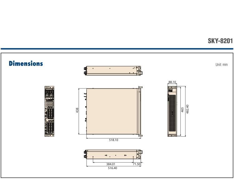 研華SKY-8201 基于Intel ?Xeon?Scalable系列處理器 高性能緊湊型2U電信級(jí)服務(wù)器