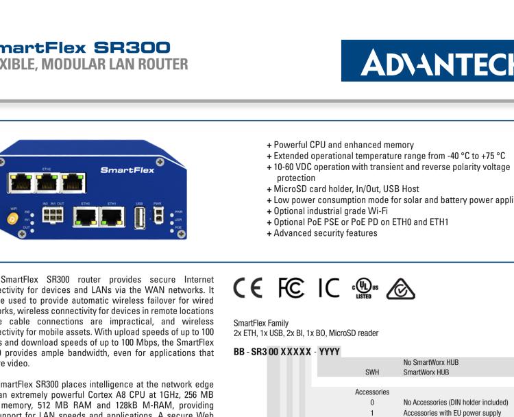 研華BB-SR30019120-SWH SmartFlex、開關(guān)、5E、USB、2I/O、SD、W、PD、W、SL、SWH