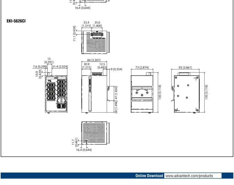 研華EKI-5629CI 2千兆光電組合端口 + 8百兆網(wǎng)口ProView(組態(tài))系列工業(yè)以太網(wǎng)交換機