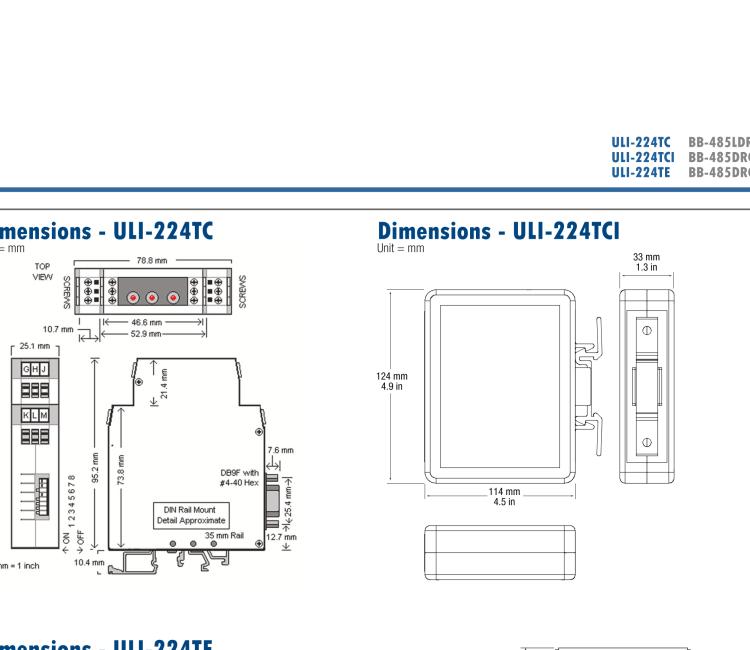 研華BB-485DRCI-PH ULI-224TE 重型工業(yè) RS-232 至 RS-422/485 隔離轉(zhuǎn)換器