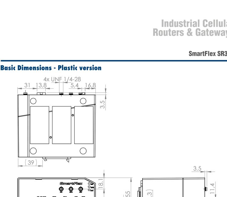 研華BB-SR31000320 SmartFlex, Global, 2x Ethernet, 1x RS232, 1x RS485, Metal, Without Accessories