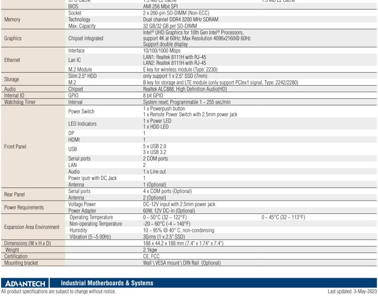 研華EPC-T4218 適配Intel 第8代 賽揚(yáng)/凌動(dòng)系列處理器。1U超薄高度，無(wú)風(fēng)扇系統(tǒng)，性能強(qiáng)勁，性價(jià)比高。