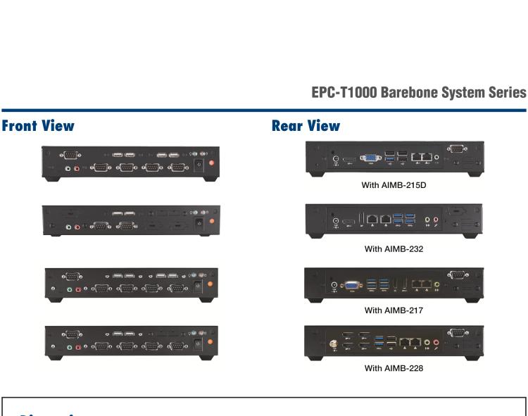 研華EPC-T1217 板載Intel? 奔騰 4核 N4200 處理器。支持雙重顯示，無(wú)風(fēng)扇設(shè)計(jì)，1U超薄高度，支持上架。