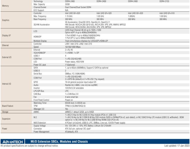 研華MIO-5373 第八代 Intel 低功耗高性能 超極本CPU 3.5寸嵌入式單板，性能提升40%