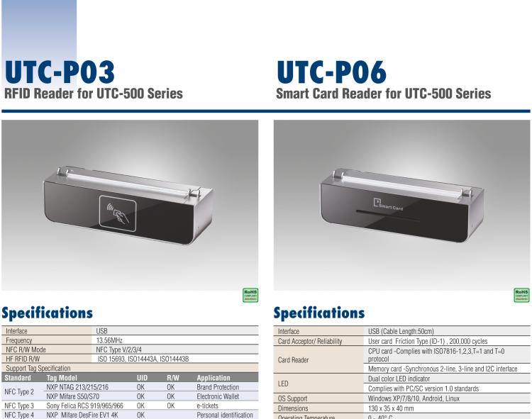 研華UTC-P07 1D/2D Barcode Reader for UTC-515/520/532 Series