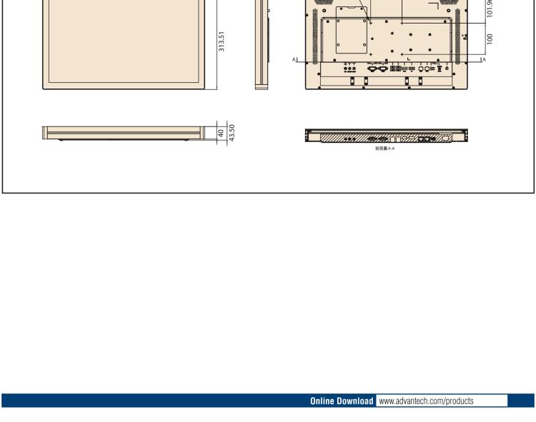 研華UTC-520J 21.5" Ubiquitous Touch Computer with Intel? Celeron? J6412