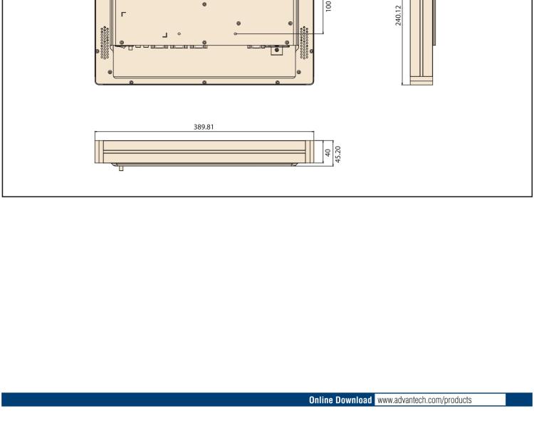 研華UTC-515H 15.6" Ubiquitous Touch Computer with Intel? Core? i3-8145UE processor